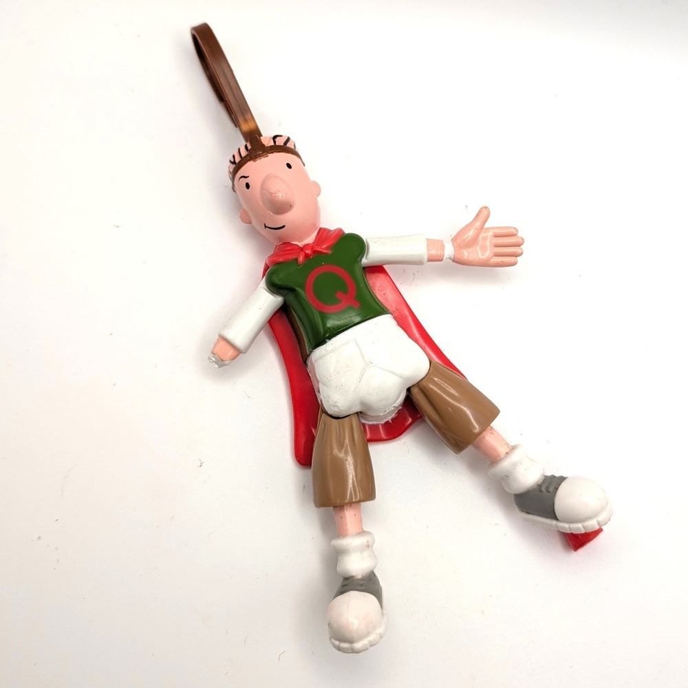 Nickelodeon Doug Quailman Pull String Toy Backpack Clip Vintage 90s Missing Arm